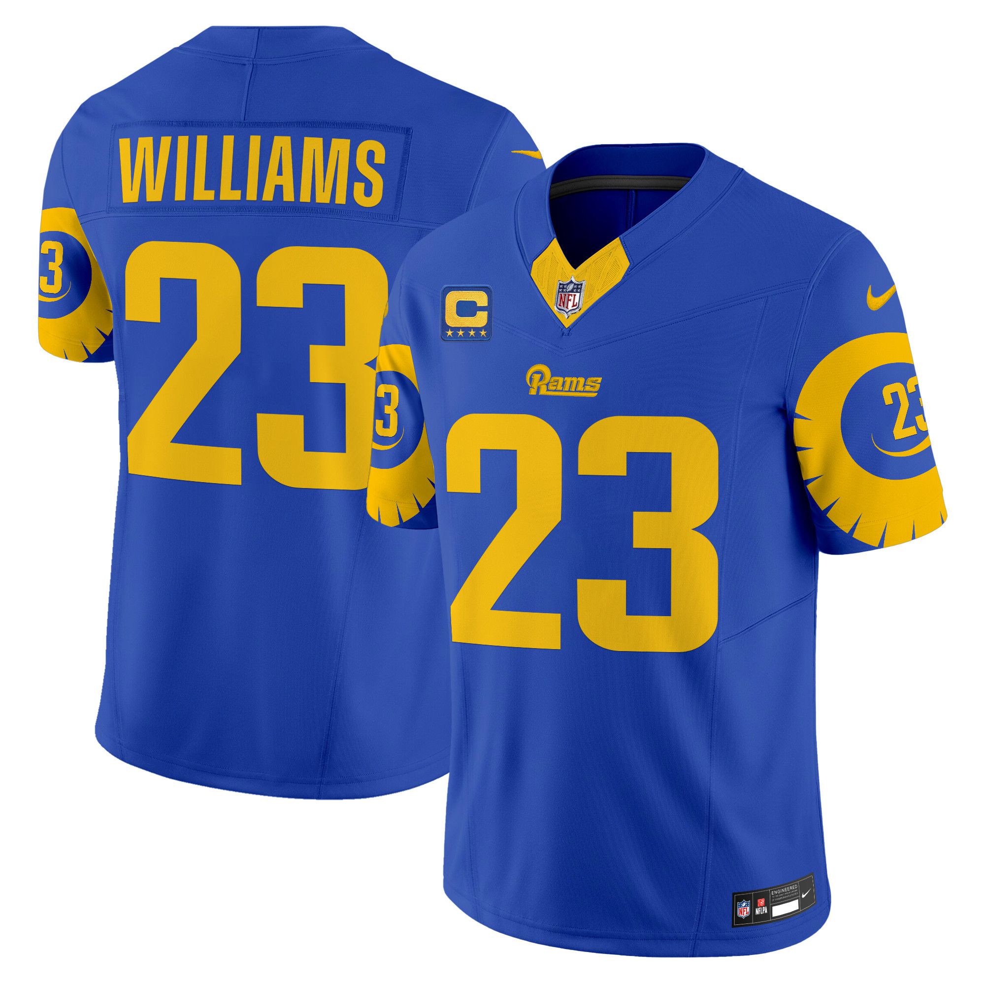Men Los Angeles Rams #23 Williams Blue 2024 Nike Special Vapor Limited NFL Jersey->indianapolis colts->NFL Jersey